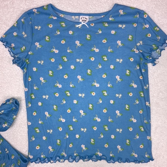 NWT xxl 18 art class blue floral summer pajamas - Picture 3 of 8